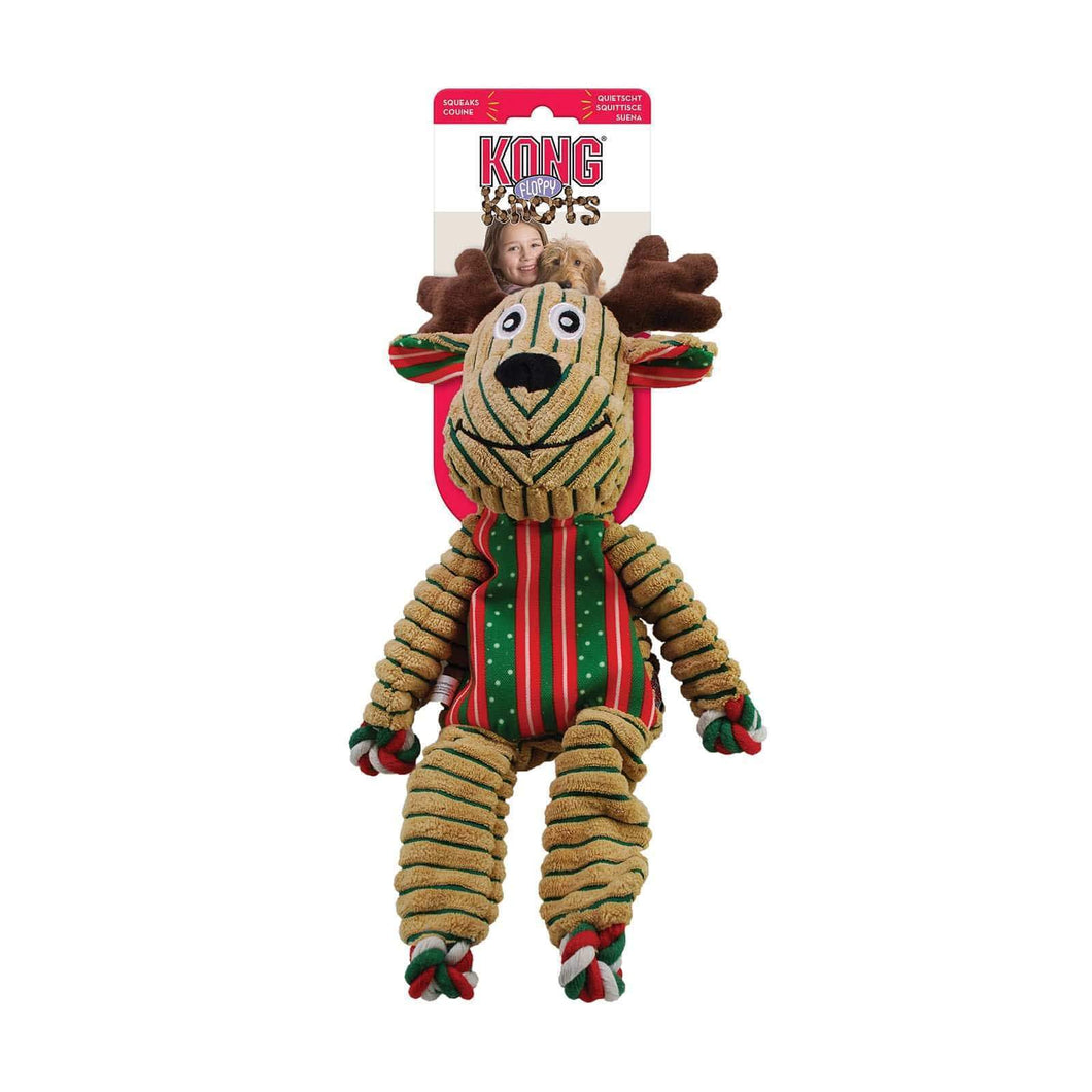 Holiday Floppy Knots Reindeer - Large