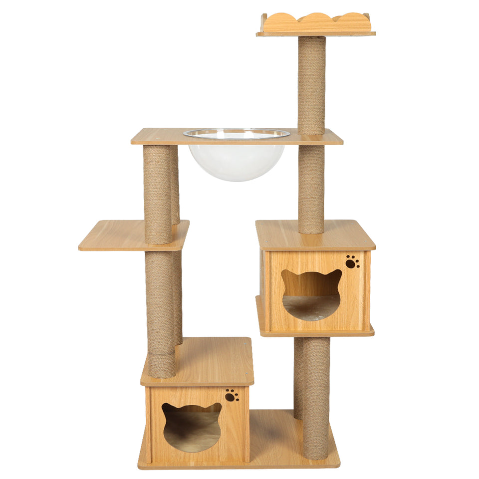 138cm Cat Scratching Post/Tower/ Condo - Wood