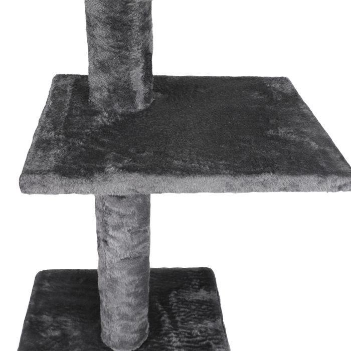 248-288cm Adjustable Cat Scratching Post - Grey