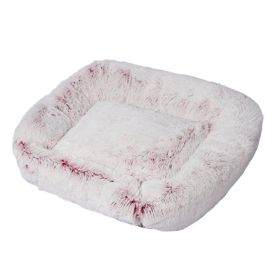 Large Dog Calming Bed - Pink