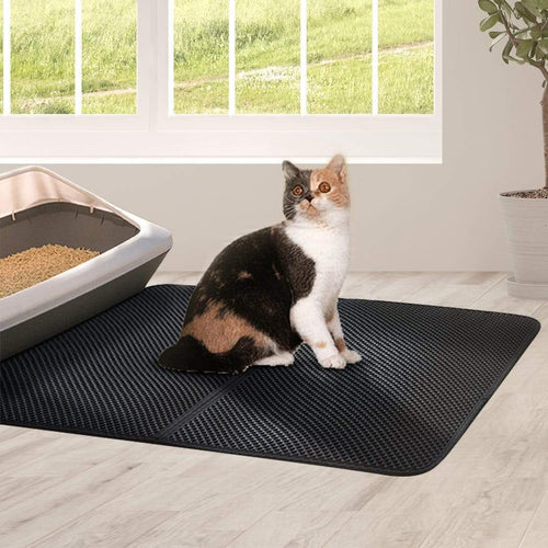 Large Double-Layer Cat Litter Mat