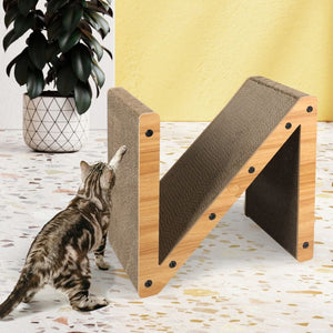 Corrugated Cardboard Scratch Bed Toy Pad