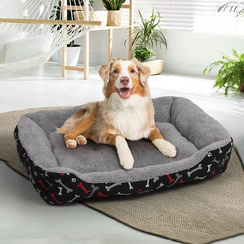 Fleecy Pet Bed Mattress - Black Bone