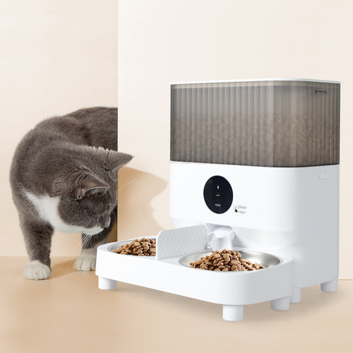 7L Adjustable Height Automatic Dog & Cat Food Dispenser - Wifi Supported