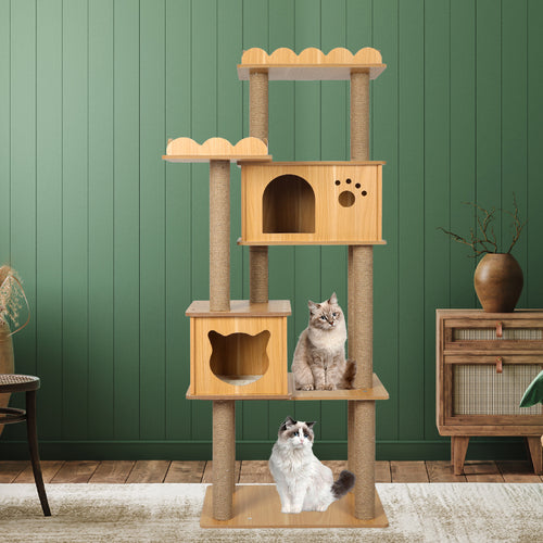 155cm Cat Scratching Post/Tree/Condo - Wood