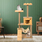 132cm Cat Scratching Post/Tower/Condo - Wood