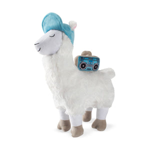 Llama Beats Plush Squeaker Dog Toy