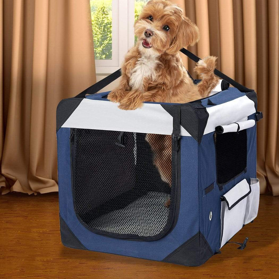 Medium Dog & Puppy Carrier Bag - Blue