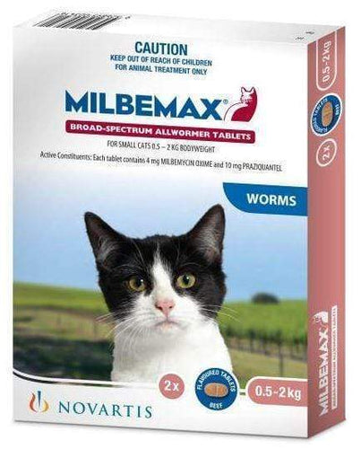 Milbemax Cat 0.5-2kg (2 Pack)