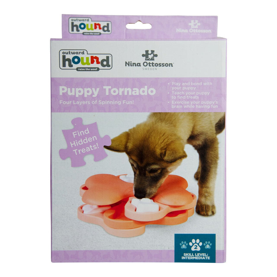 Nina Ottosson Tornado Interactive Puzzle Dog Toy for Puppies - Level 2