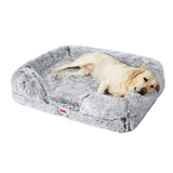 Orthopaedic Fluffy Dog Bed - Grey
