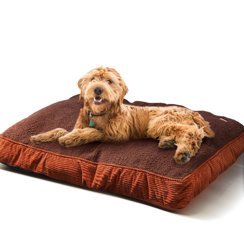 PaWz Pet Bed Mattress Dog Cat Pad Mat Puppy Cushion Soft Warm Washable XL Brown