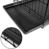 Pet Care 48inch Collapsible Pet Cage with Cover - Black & Blue