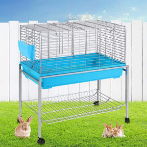 Pet Care Indoor Hamster/Rabbit Enclosure - Blue
