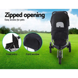 Pet Care Pet Stroller Dog Carrier Foldable Pram Large Black