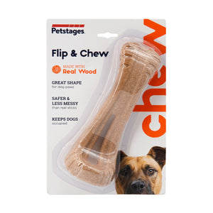 Petstages Dogwood Flip & Chew Dog Bone - Medium