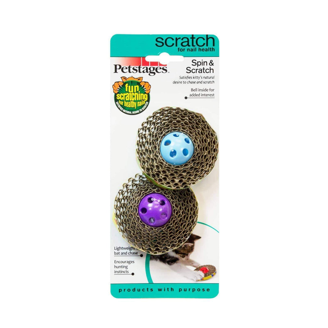 Petstages Spin And Scratch Cat Toy