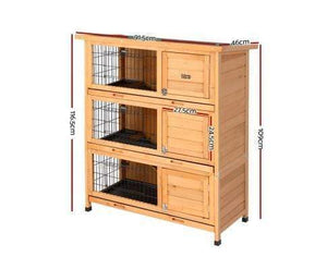 Rabbit Hutch, Guinea Pig Hutch & Bunny Cage Large Wooden Rabbit, Hamster & Bunny Hutch