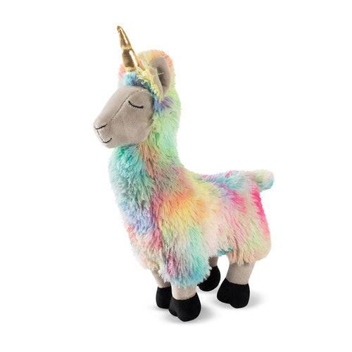 Rainbow Llama Unicorn Plush Dog Toy