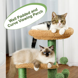 83.5cm Cat Scratching Post / Tree / Pole - Green