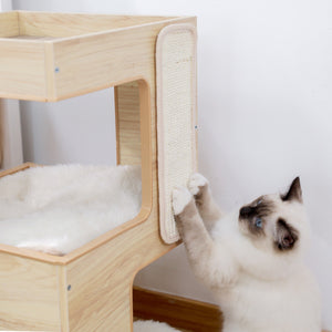 60cm Cat Scratching Post Bed Sidetable