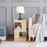60cm Cat Scratching Post Bed Sidetable