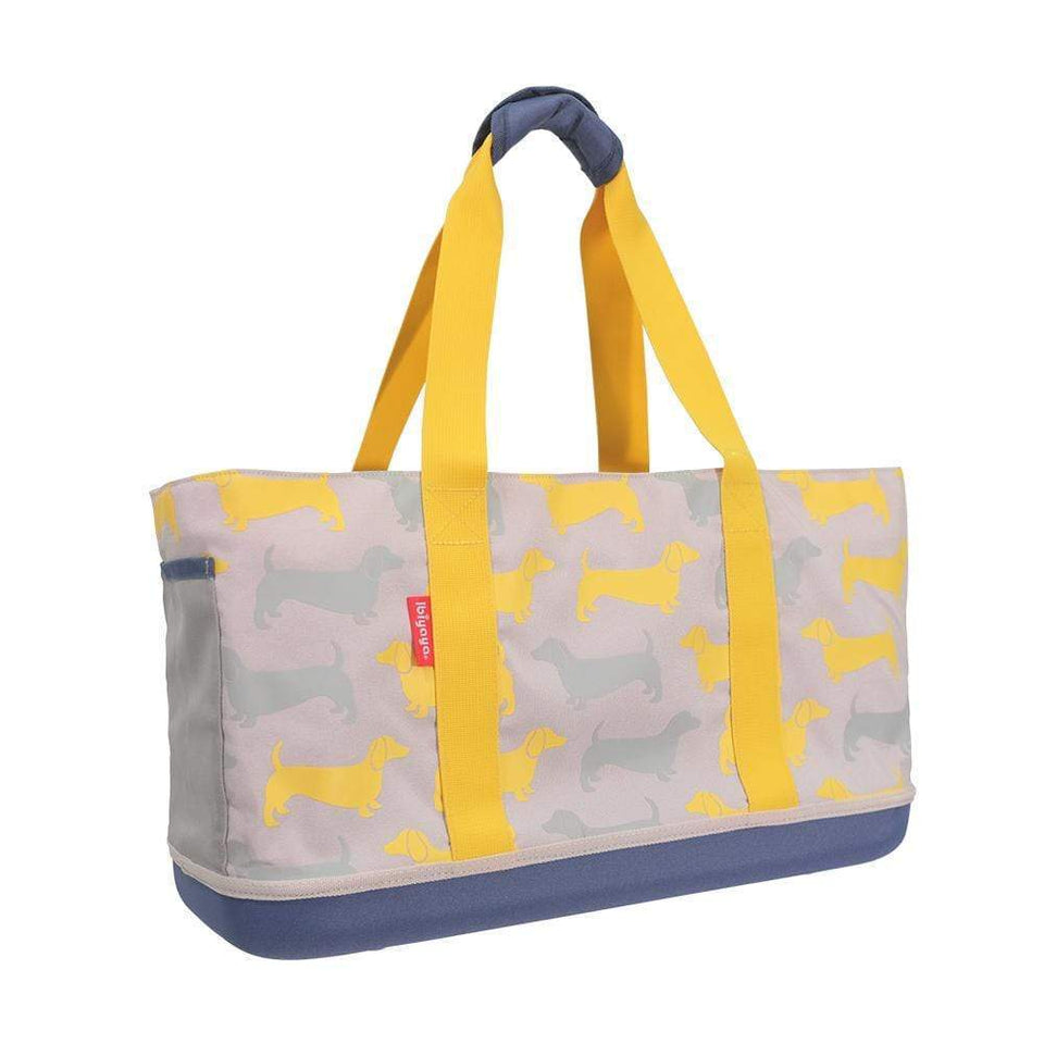 Sausage Dog Pet Carrier Tote for Dachshunds - Yellow Mustard