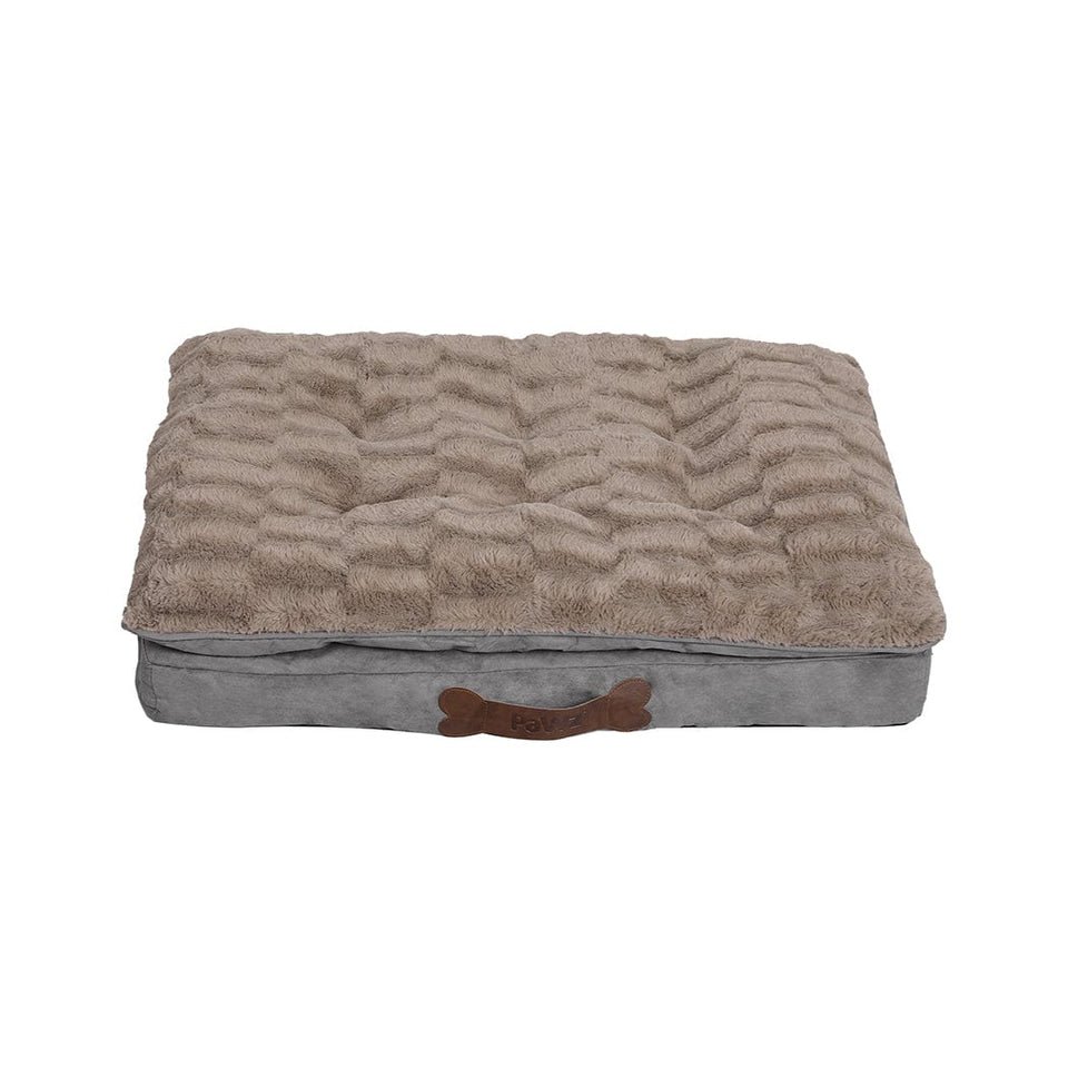 Small Removable Orthopedic Dog & Cat Bed - Khaki