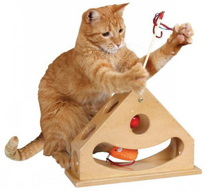 Smart Cat Tick Tock Teaser Interactive Cat Toy with Bonus Toys