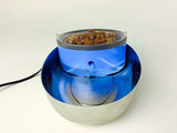 Stainless Steel and Plastic Water Food Bowl Drinking Fountain